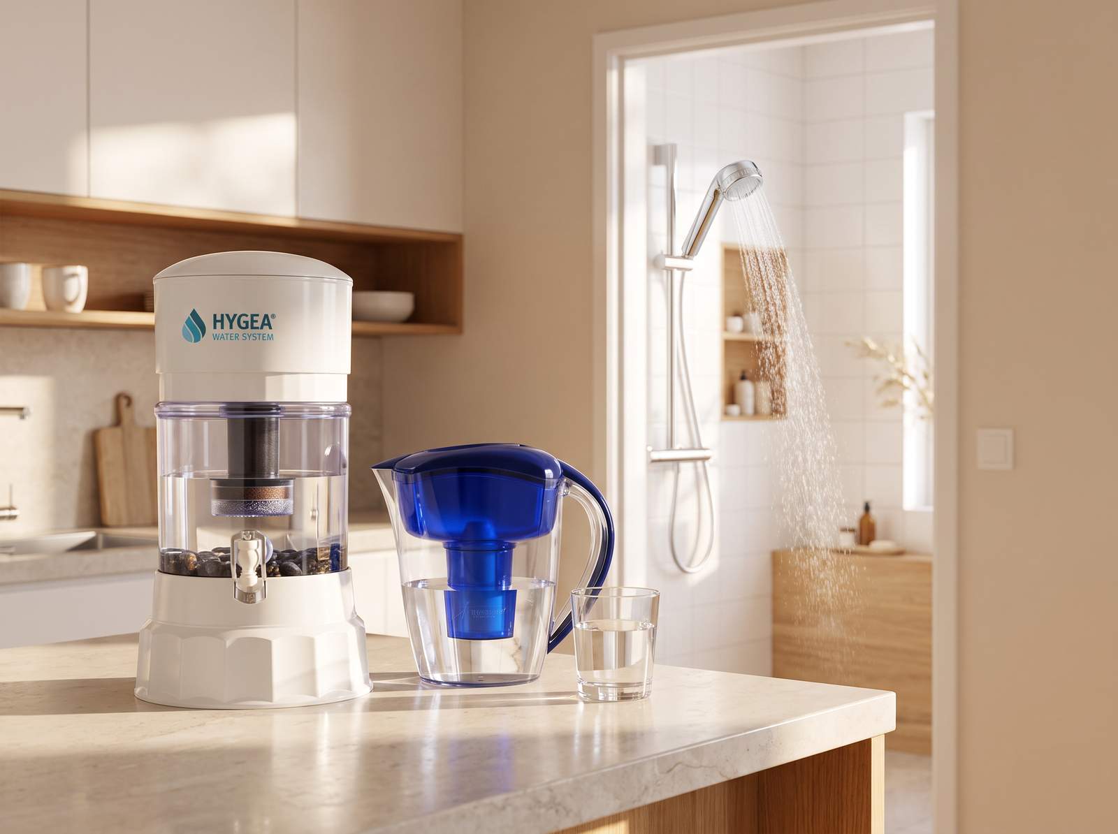 Hygea Water System, кана Hygea Energy и душ Hygea Aroma Spa за чиста вода в целия дом