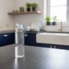 Промо пакет синя стъклена бутилка Hygea Water + спирала за сребърна вода за бутилки